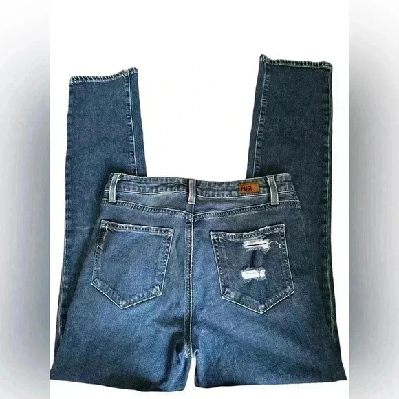 PAIGE Julia Straight Tamara Jeans Mid-rise - Picture 4 of 9